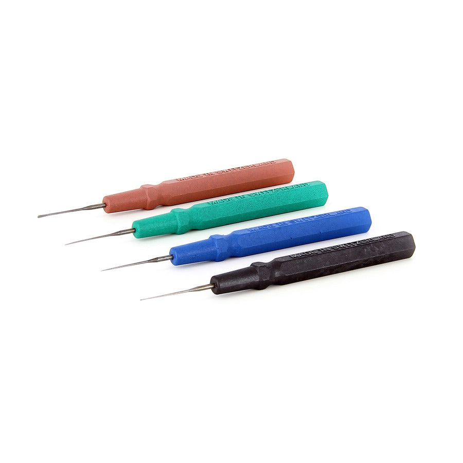 Techni-Pro 758SO0018 Mikro-Spatelspitzen-Set, hochpräzise, mit Kappen, ESD-sicher