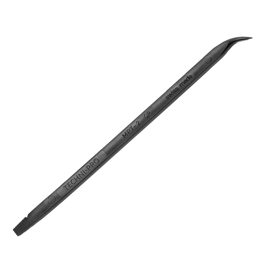 Techni-Pro 758SO046 Kunststoffsonde PEEK, gebogene feine Spitze und flache starke Spachtelform, ESD