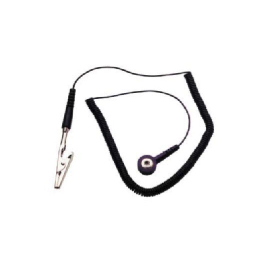 Techni-Pro 758ST006 Erdungsleitung, nur Kabel, für Handgelenkband, 3,66 m Gesamtlänge, 1/8" Buchsenstecker