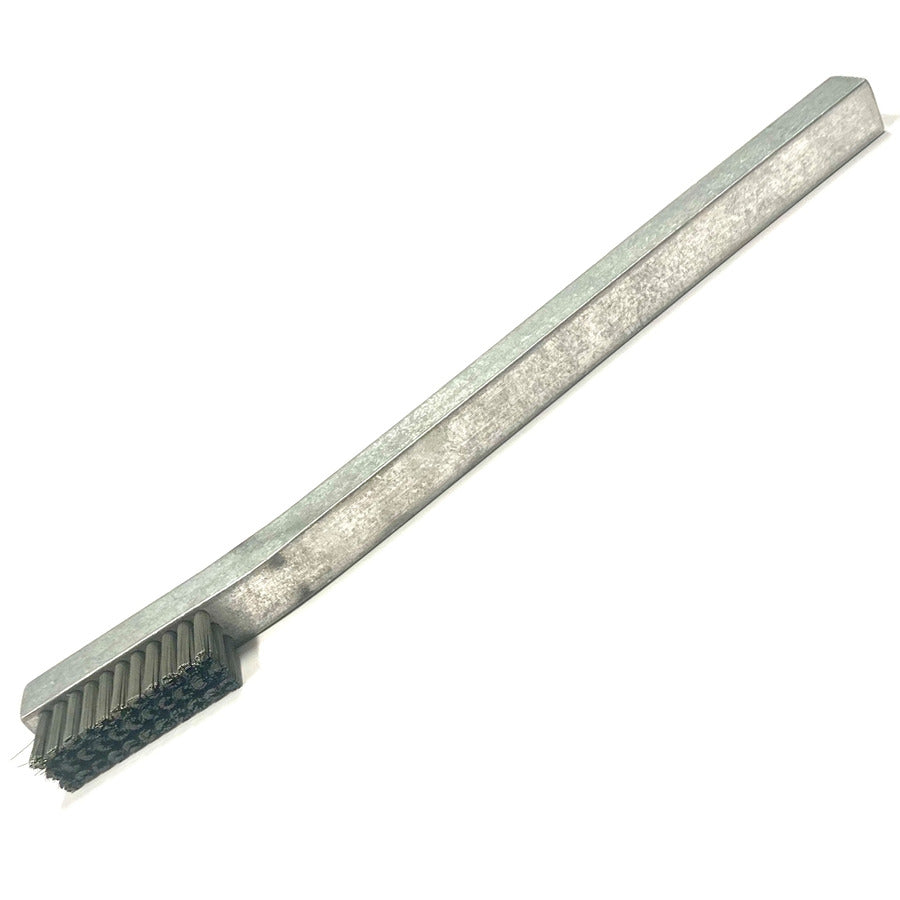 Techni-Pro 758ST043 Bürste, kratzend, leitfähig, Edelstahl, 7/16", 3 x 11, Aluminiumgriff