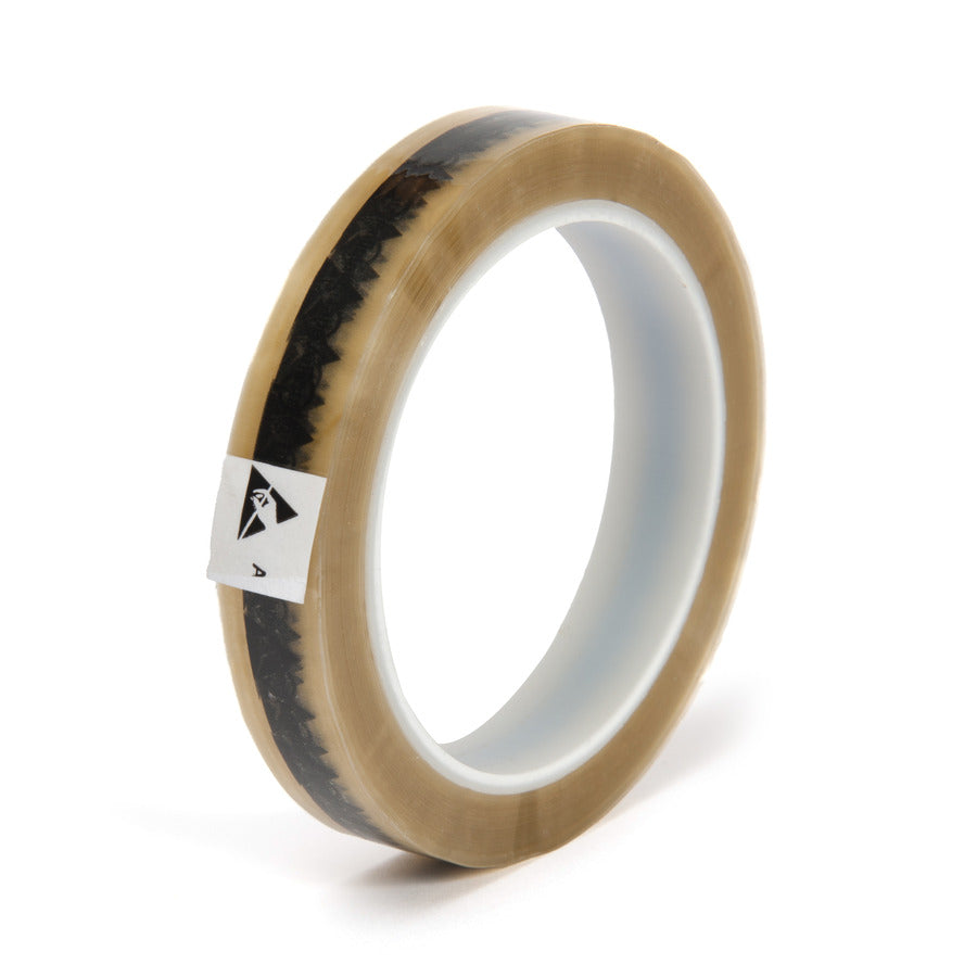 Techni-Pro 758ST048 ESD Anti-Statisches Bedrucktes Klebeband, 3/4"x72 Yds, 3" Kern, 2.0 mil, Klar/Symbol