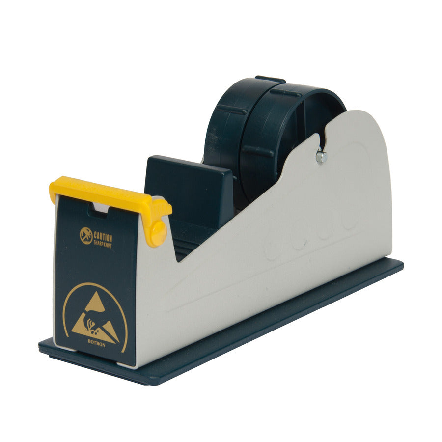 Techni-Pro 758ST160 Antistatischer Klebebandabroller für 3" Kerne bis zu 2" B, fasst bis zu zwei 1"-Rollen