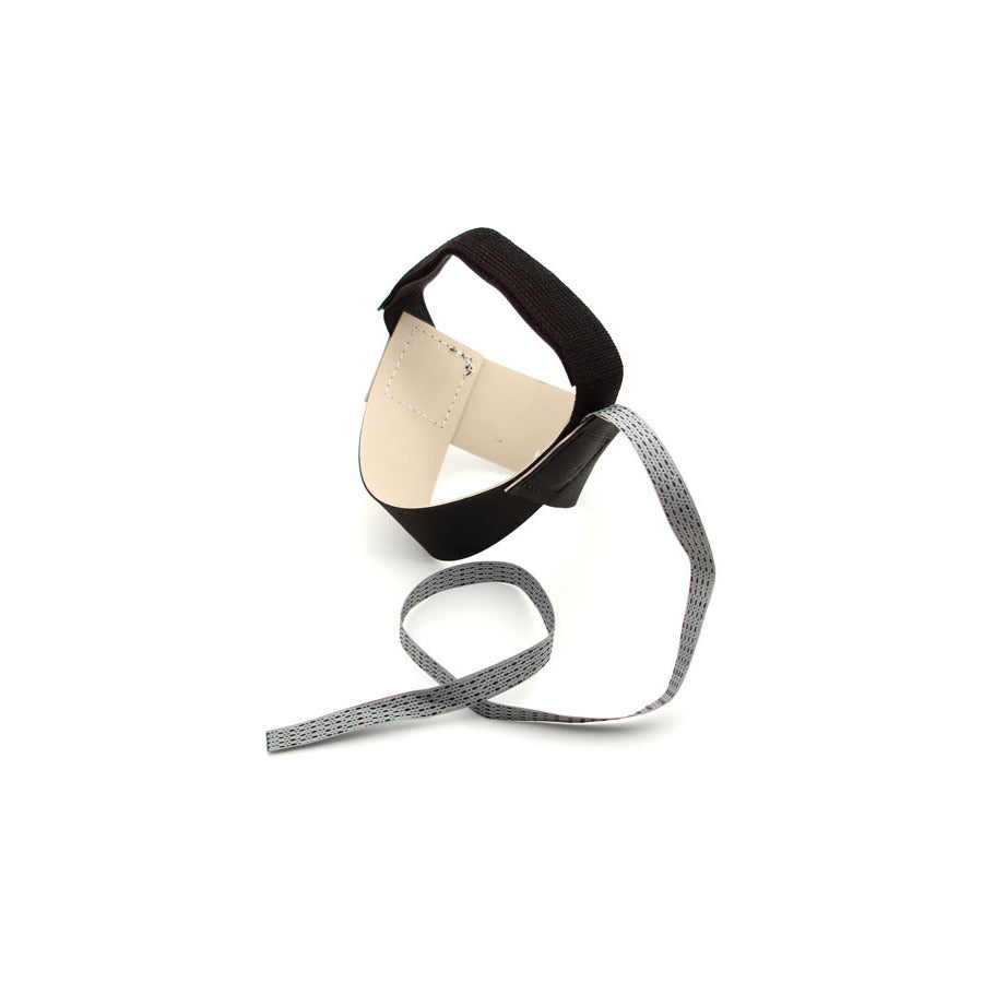 Techni-Pro 758ST225 Fersenband, 1-1/2" Becher, Klettverschluss, 1 Meg Ohm, ESD-sicher, Schwarz