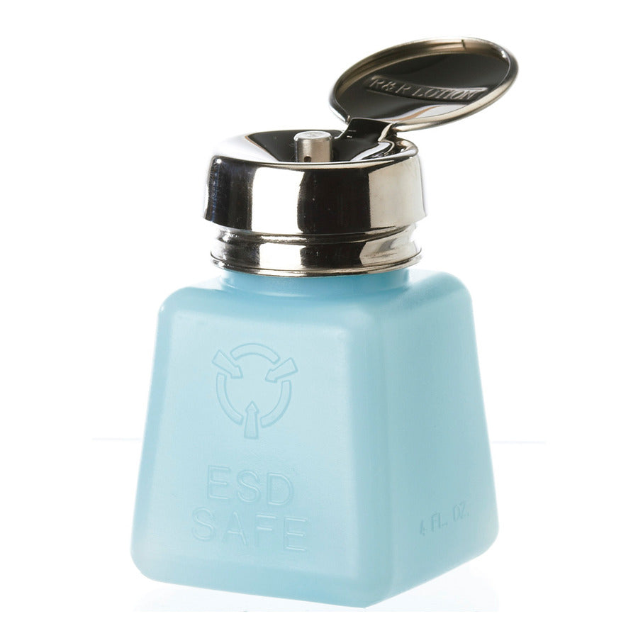 Techni-Pro 758ST444 ESD Spenderflasche, Lösungsmittel, mit Spritzschutzpumpe, 4oz