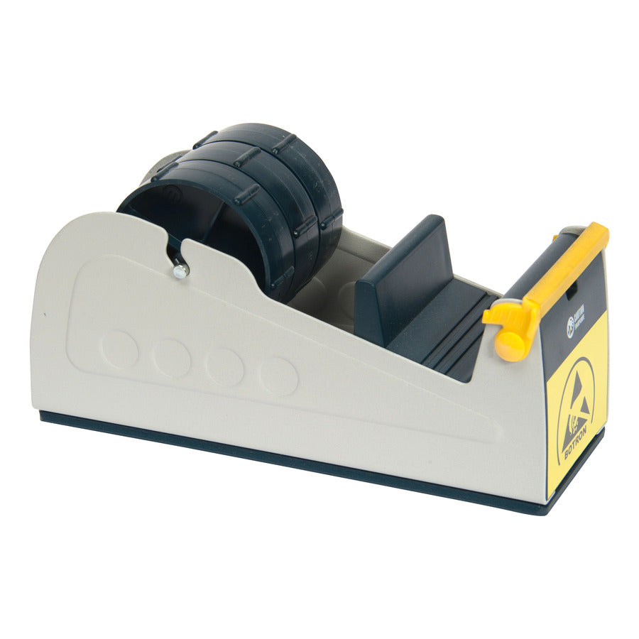 Techni-Pro 758ST603 Antistatischer Klebebandabroller für 3" Kerne bis 3" B, hält bis zu drei 1" Rollen
