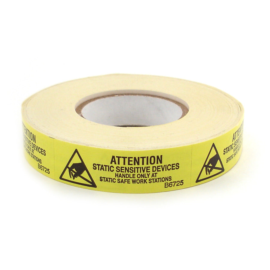 Techni-Pro 758ST672 5/8" x 2" Hinweisetiketten (Mil-Std 129), 500/Rolle