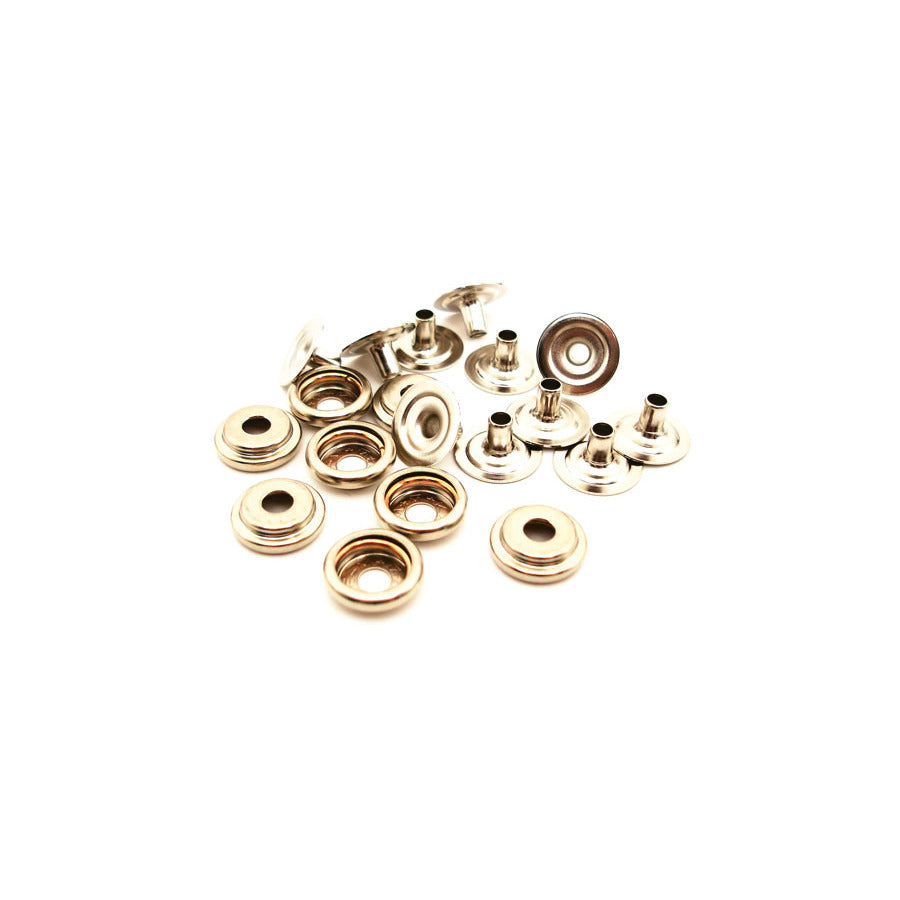 Techni-Pro 758ST849 Druckknöpfe, 3/8" weiblich mit Nieten, 100/Pkg