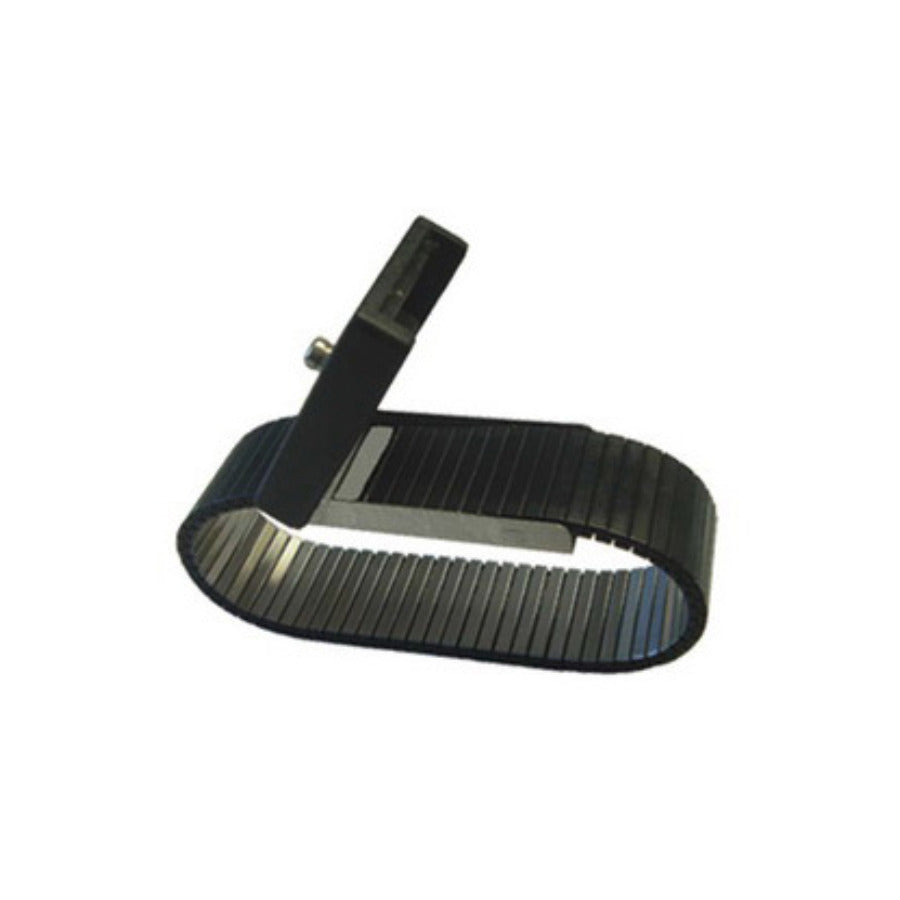 Techni-Pro 758ST9477 Handgelenkband, 4mm Druckknopf, verstellbar, Metall, Schwarz