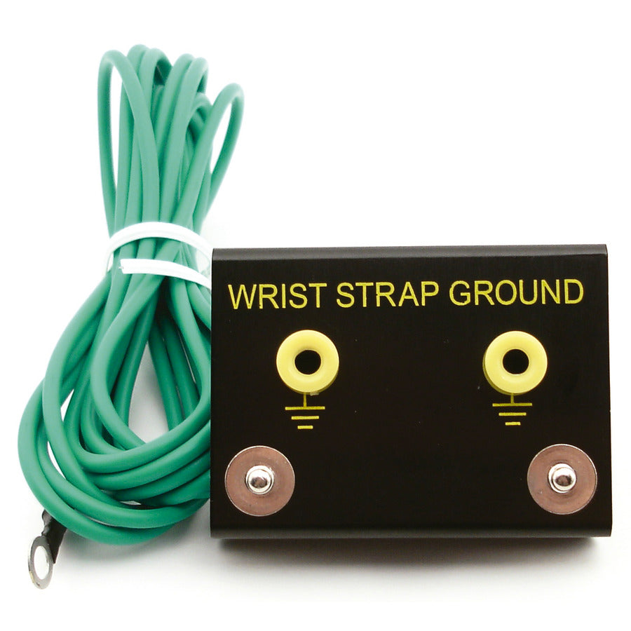Techni-Pro 758ST9743 Erdungssystem, Tischmontage, für Handgelenksband, Parkdruckknöpfe, 10 ft Gesamtlänge