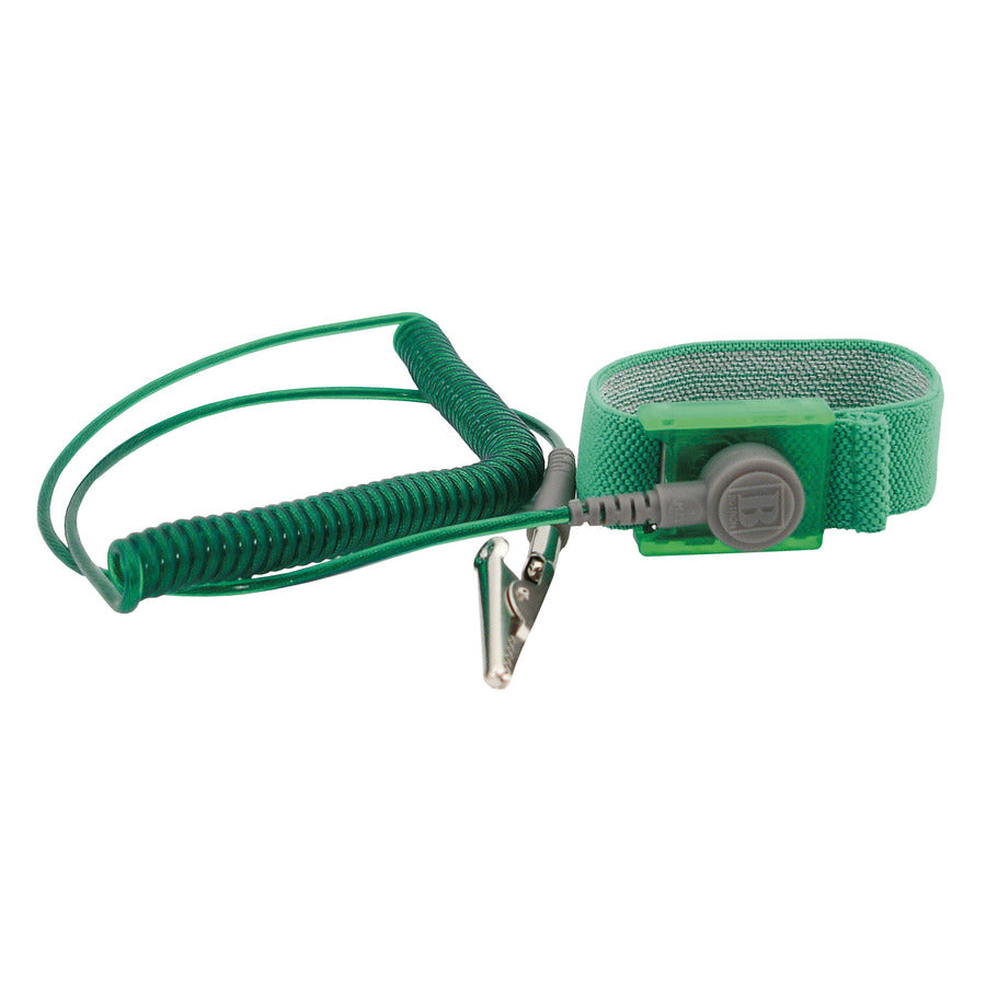 Techni-Pro 758ST9959 Handgelenkband, Superior, 1/8" (4mm) Druckknopf, 3,66 m Kabel, Grün