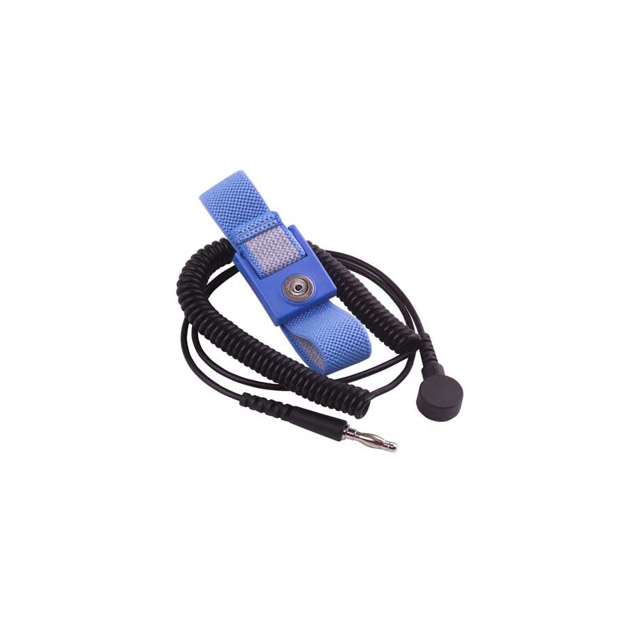 Techni-Pro 758St9806 Handgelenkschlaufe, verstellbar, 1/4" (7mm) Druckknopf, 3,6 m Kabel, Blau