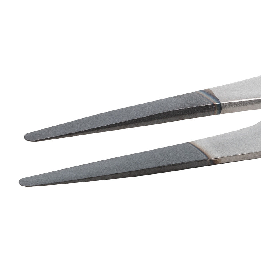 Techni-Pro 758TW0008 ESD Pinzette Diamant, Stil 2A, Antistatisch/Antimagnetisch, Edelstahl, Rund, Flach, 11,9 cm