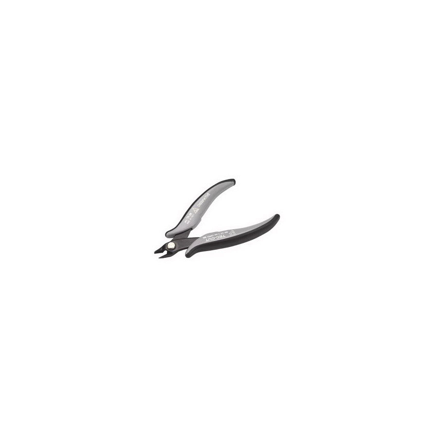 Techni-Pro 758TW0062 Cutter, ESD-Safe, Flush Cut, Short Nose, Thick Body Profile, 12 AWG, 5.4" OAL