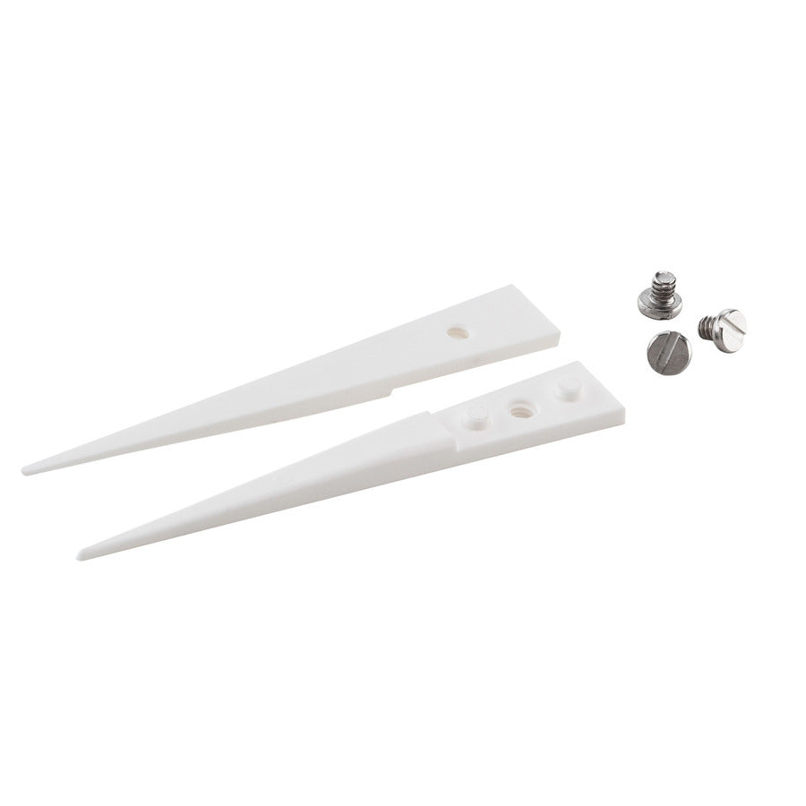 Techni-Pro 758TW0071 Pinzettenspitzen aus Keramik, Stil 71, Zirkonia-Spitzen für 71MZ.SA, abgeschrägt, 1,8"