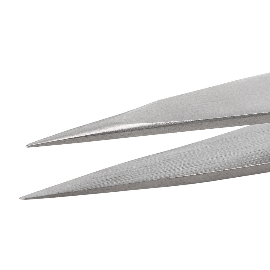 Techni-Pro 758TW021 Economy Pinzette, Ausführung 00, säurefest/antimagnetisch EDELSTAHL, dick, quadratisch, stark, 11,9 cm