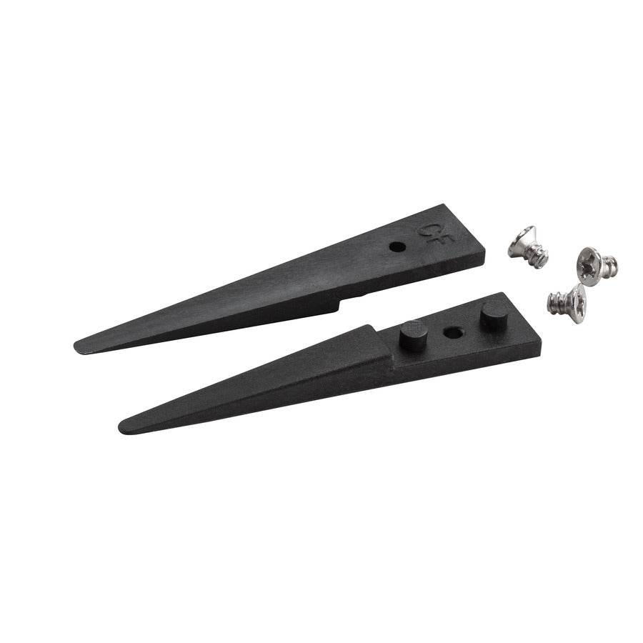 Techni-Pro 758TW0305 ESD-Kunststoffspitzen, Stil 2A, Kohlefaser-Spitzen für 2ACFR.SA, rund, flach, 1.6"