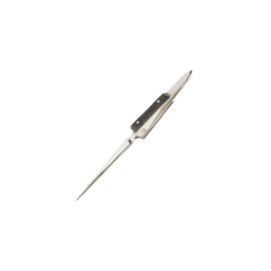 Techni-Pro 758TW036 Tweezers, Reverse Action, Stainless Steel, 6" OAL
