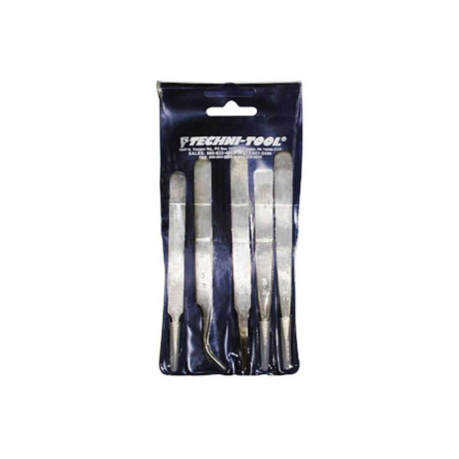 Techni-Pro 758TW043 Tweezer Set, 5-Pc., Micro Assembly, 4.5" OAL