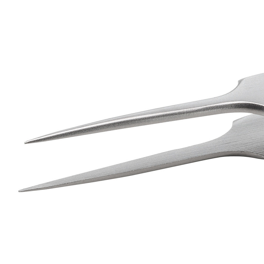 Techni-Pro 758TW051 Economy Tweezers, Style 5, Anti-Acid/Anti-Mag, SS, Fine, Sharp, 4.3"