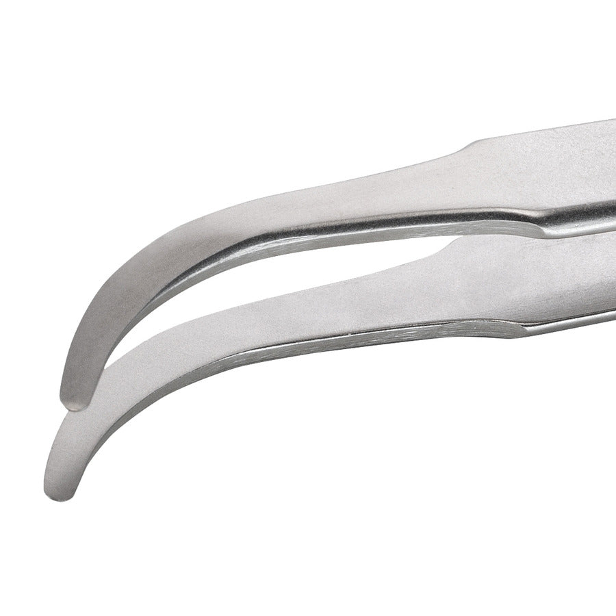 Techni-Pro 758TW062 High Precision Tweezers, Style 2A, Anti-Acid/Anti-Mag, SS, Curved, Round, 4.7"