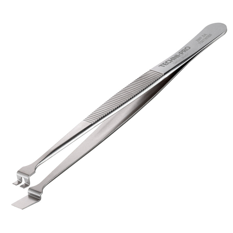 Techni-Pro 758TW068 Wafer Tweezers, Style 2WF, Anti-Acid/Anti-Mag, SS, Handling 2in, 4.7"