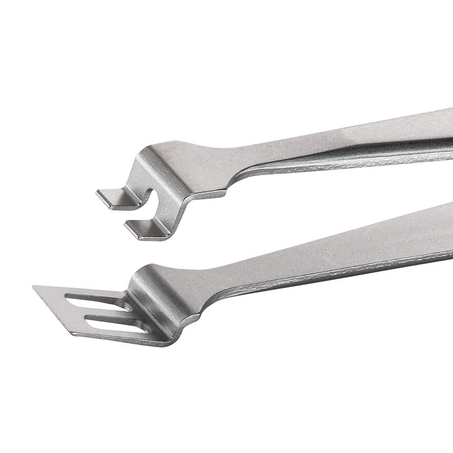 Techni-Pro 758TW070 Wafer Tweezers, Style 2WFG, Anti-Acid/Anti-Mag, SS, Handling 2in, 4.7"