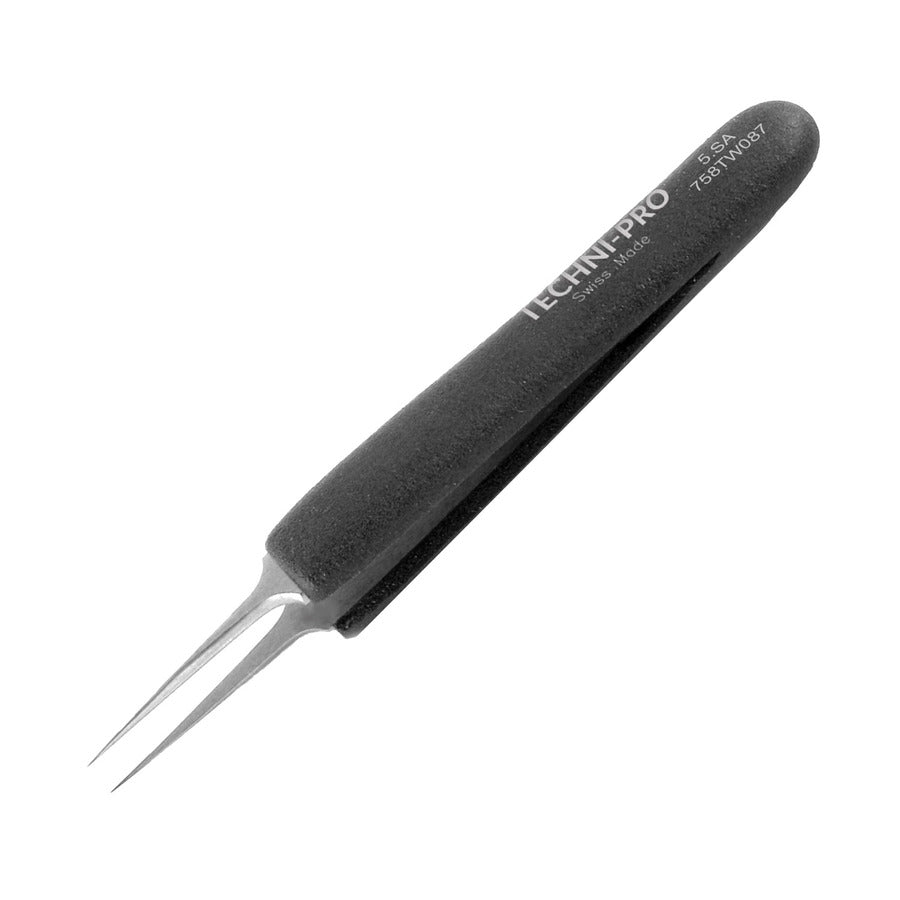 Techni-Pro 758TW087 Pinzette, Präzision, Ergo Typ 5, Antistatisch/Magnetisch