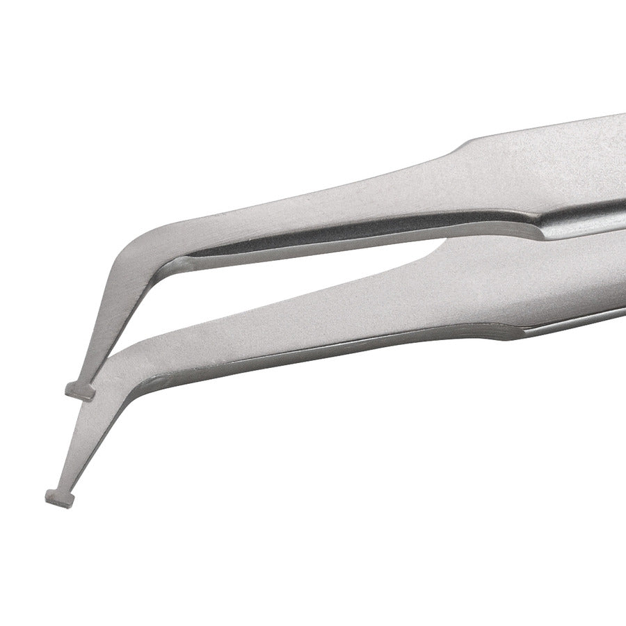 Techni-Pro 758TW103 SMD Tweezers, Style SM103, Anti-Acid/Anti-Mag, SS, Bent, 4.5"