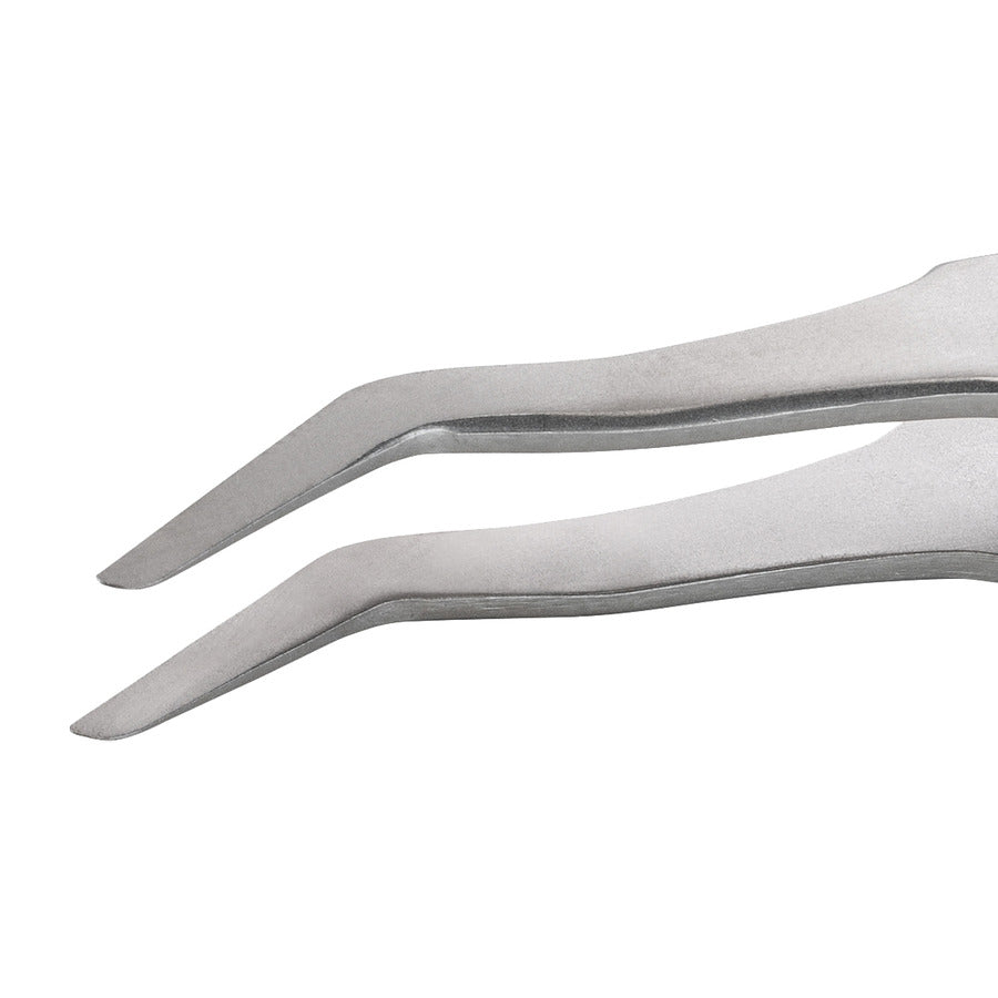 Techni-Pro 758TW107 SMD Tweezers, Style SM107, Anti-Acid/Anti-Mag, SS, Double Bent, 4.7"