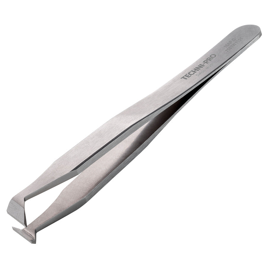 Techni-Pro 758TW1151 Cutting Tweezers, High Precision, 15AP, Carbon Steel, Parallel Blades, 4.7"