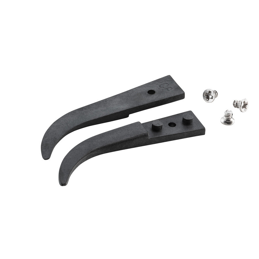 Techni-Pro 758TW205 ESD Kunststoffspitzen, Stil 2A, Carbon Peek, für 2ABCPR.SA, gebogen, rund, 1.6"