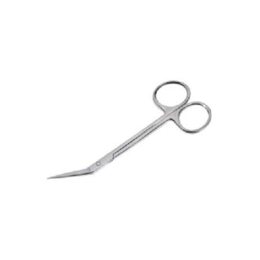 Techni-Pro 758TW222 Schere, 60-Grad-Winkel, gebogen, Doppelgriff, 10,8 cm Gesamtlänge
