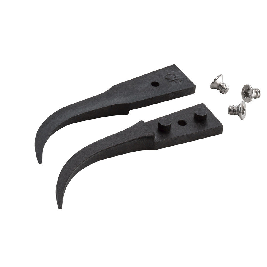 Techni-Pro 758TW257 ESD Plastic Tips, Style 7, Carbon Fiber, for 7CFR.SA, Curved, Very Fine, 1.6"