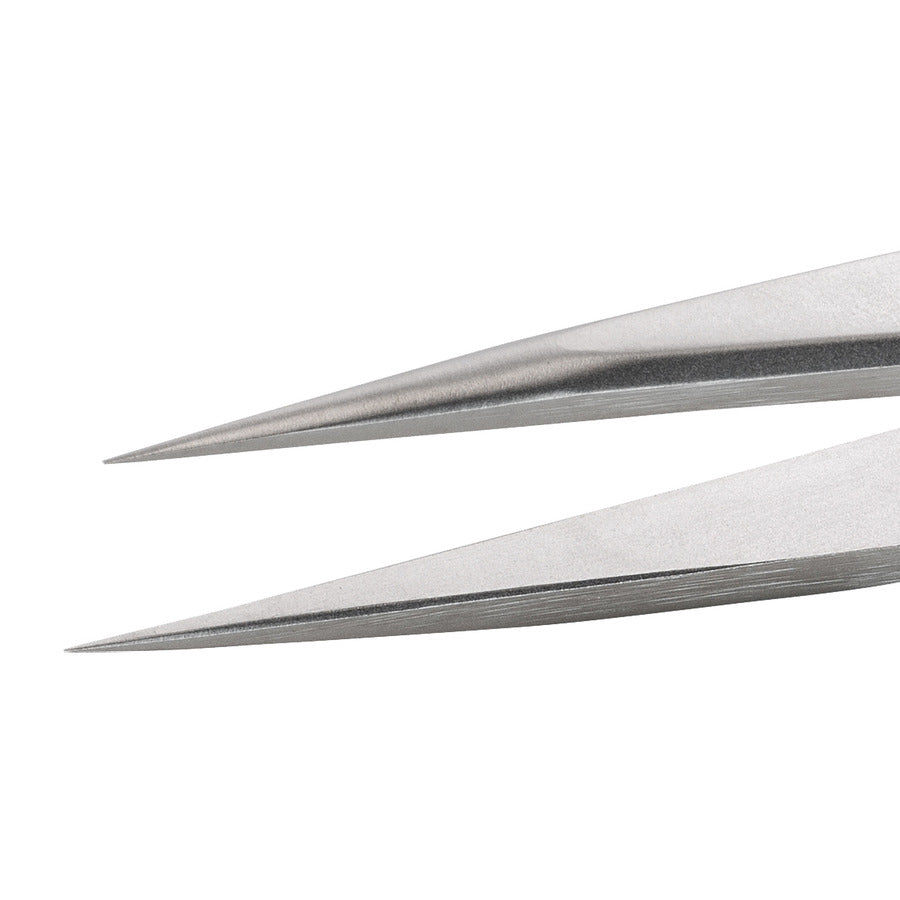 Techni-Pro 758TW260 High Precision Tweezers, Style 000, Anti-Acid/Anti-Mag, SS, Fine, 4.7"