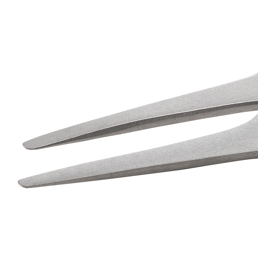 Techni-Pro 758TW422 Hochpräzisionspinzette, Stil 2A, Titan, Fein, Rund, Flach, 11,9 cm