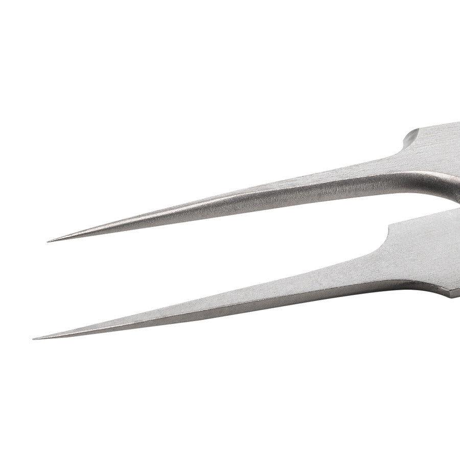 Techni-Pro 758TW434 Hochpräzisionspinzette, Stil 5, Titan, Fein, Scharf, 4.3"