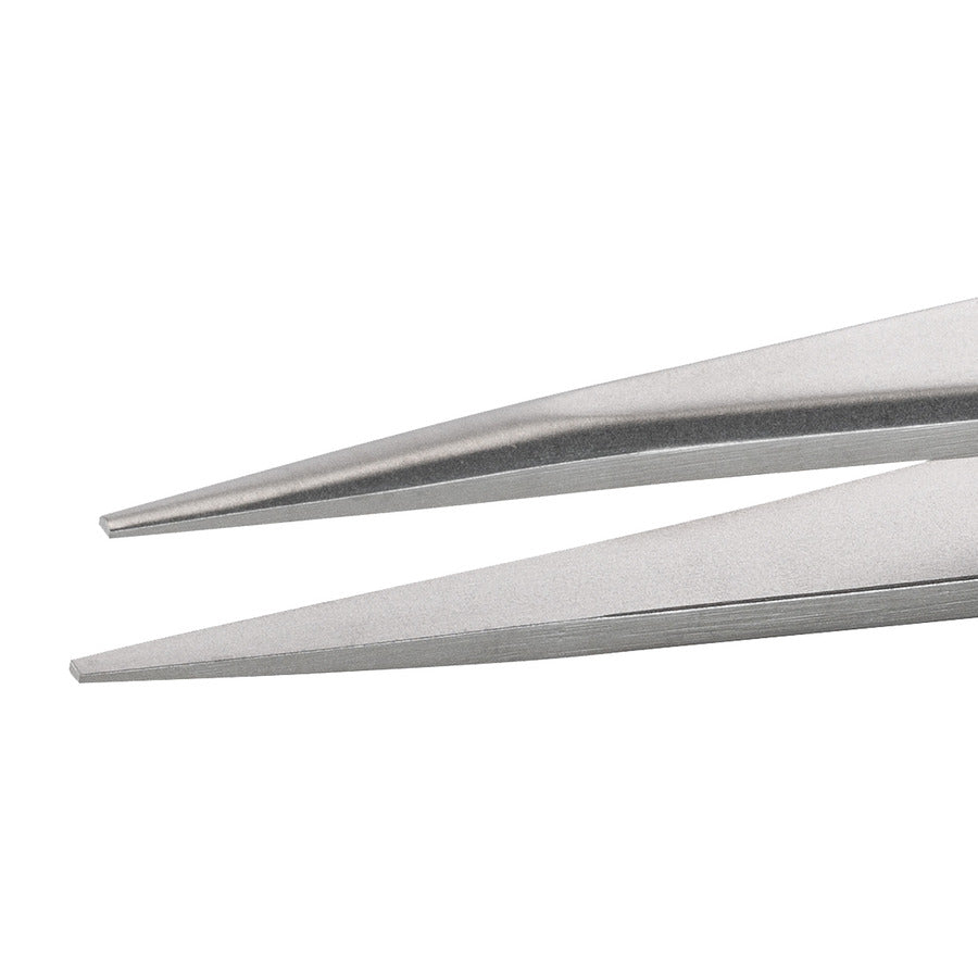 Techni-Pro 758TW446 High Precision Tweezers, Style 00, Anti-Acid/Anti-Mag, SS, Strong, 4.7"