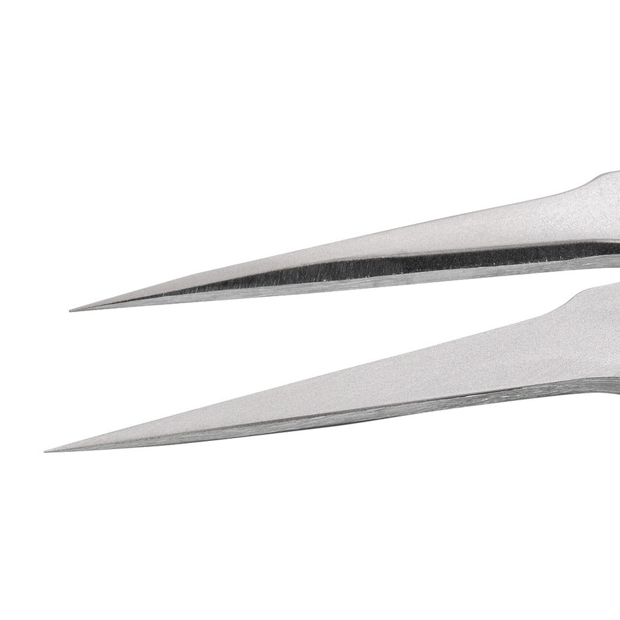 Techni-Pro 758TW458 Hochpräzisionspinzette, Stil 2, säurebeständig/antimagnetisch, Edelstahl, spitz, 4.7"