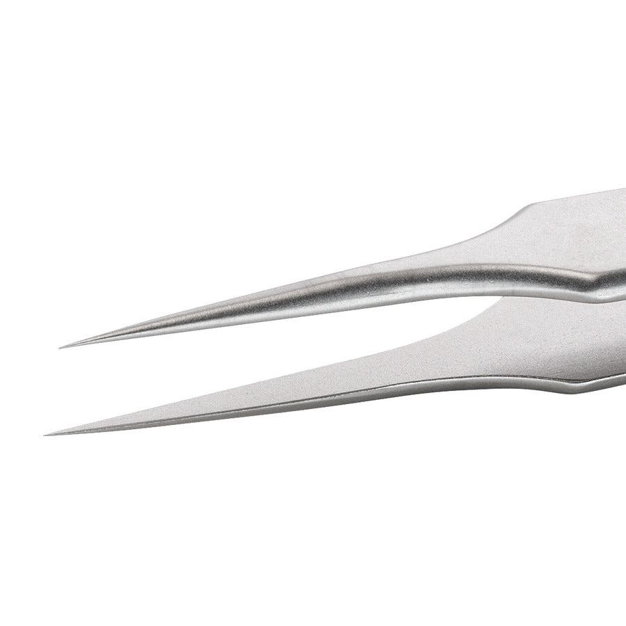 Techni-Pro 758TW482 Hochpräzisionspinzette, Stil 4, Anti-Säure/Anti-Magnetisch, Edelstahl, sehr fein, 4,3"