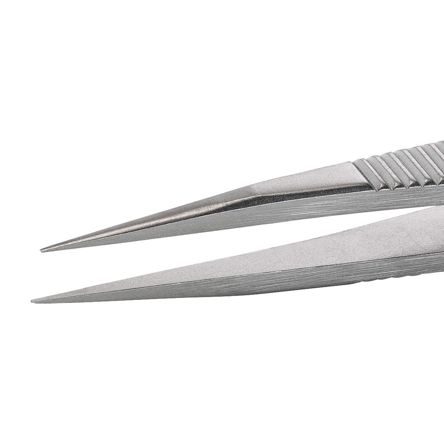 Techni-Pro 758TW526 Hochpräzisionspinzette, Stil AC, Anti-Säure/Anti-Magnetisch, SS, Robust, 4.3"