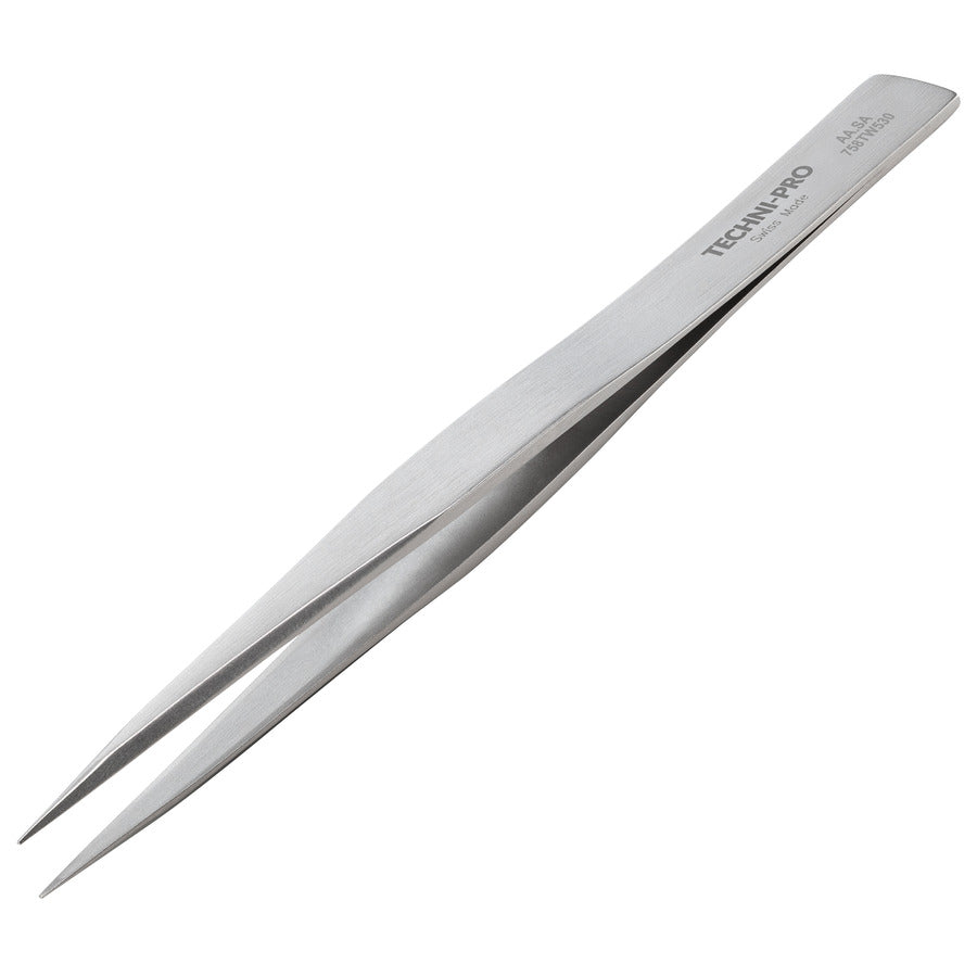 Techni-Pro 758TW530 Pinzette Boley, Ausführung AA, Anti-Säure/Anti-Magnet Edelstahl, Fein, Spitz, 13 cm