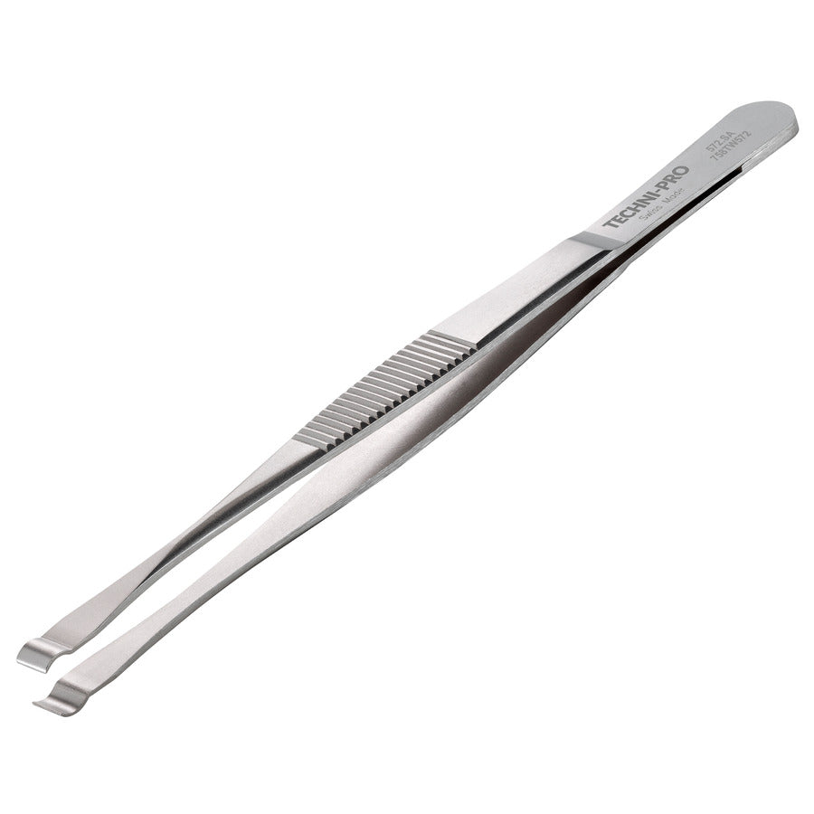 Techni-Pro 758TW572 Pinzette für die Bauteilpositionierung, Stil 572, Antimagnetisch, Edelstahl, Gerillt, 5,7"