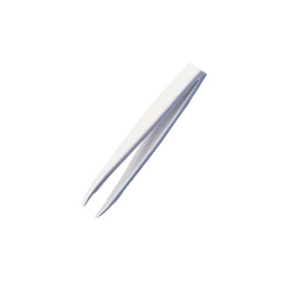 Techni-Pro 758TW628 Tweezers, Plastic, Fluorocarbon, Serrated, 4 3/8" OAL