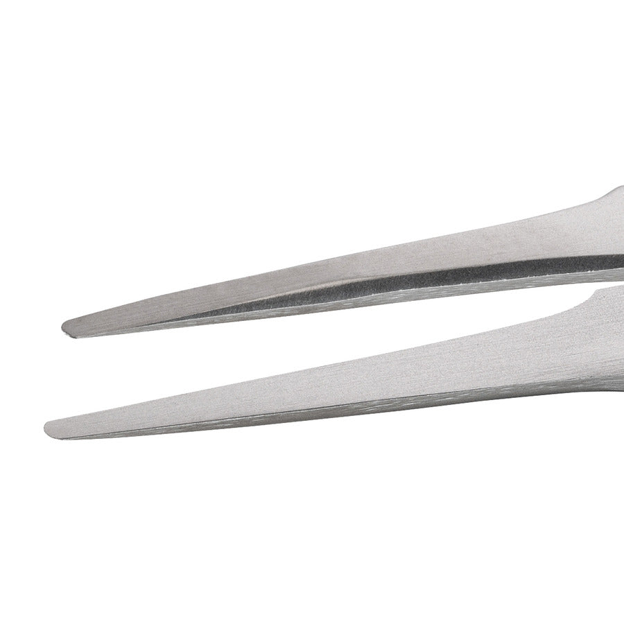 Techni-Pro 758TW632 hochpräzise Pinzette, Ausführung 2A, Superlegierung antimagnetisch, rund, flach, 4,7 Zoll