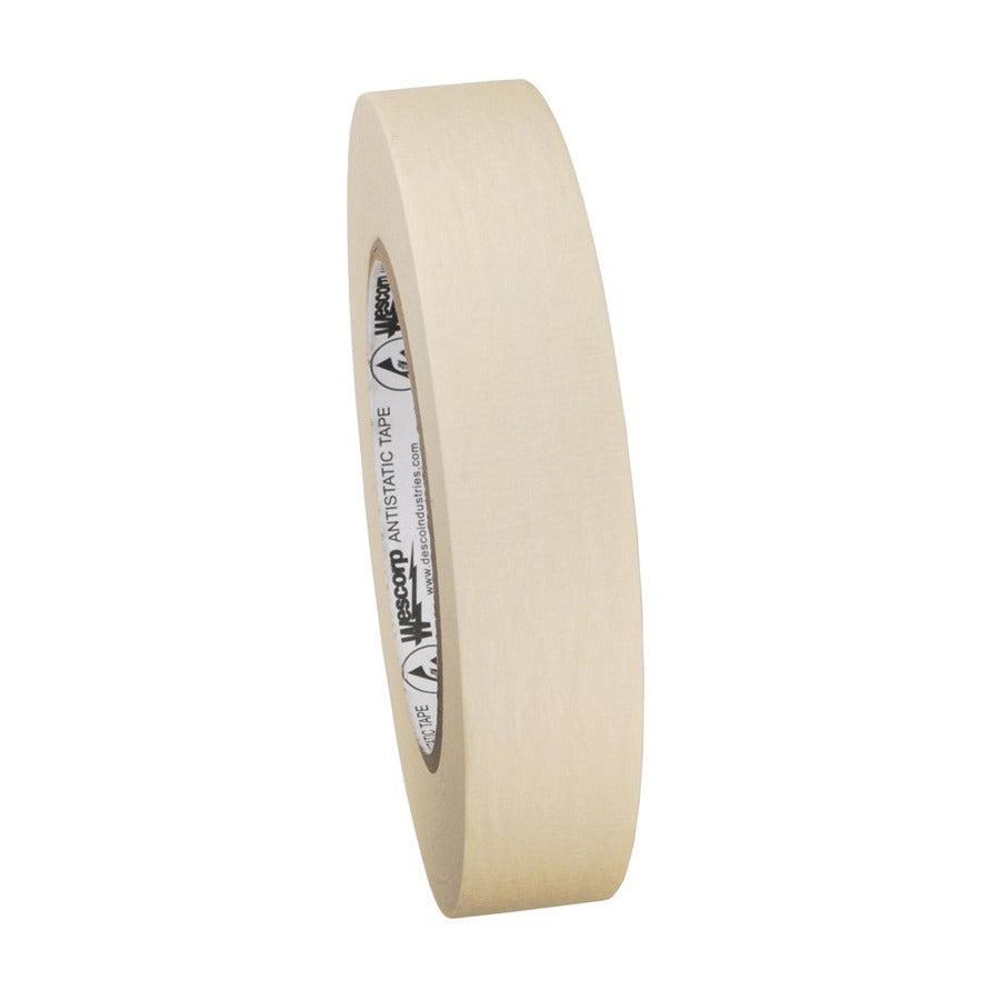 Desco 81262 Antistatic High Temp Masking Tape, 1" x 60 Yards with 3" Core