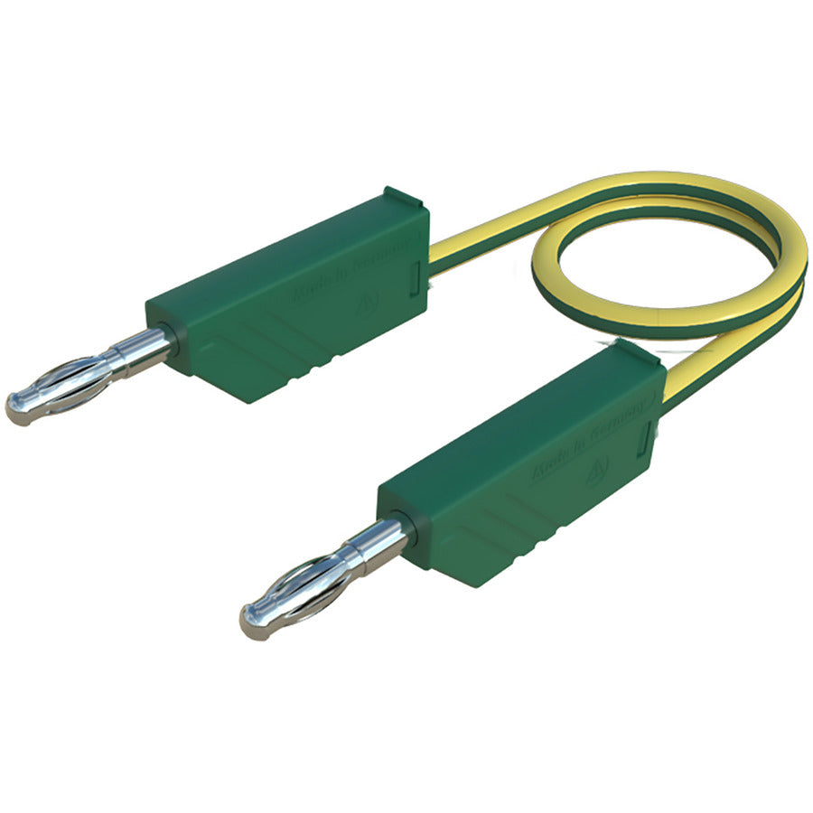 SKS Hirschmann Test & Measurement MLN SIL 200/1 gelb/gruen / yellow/green