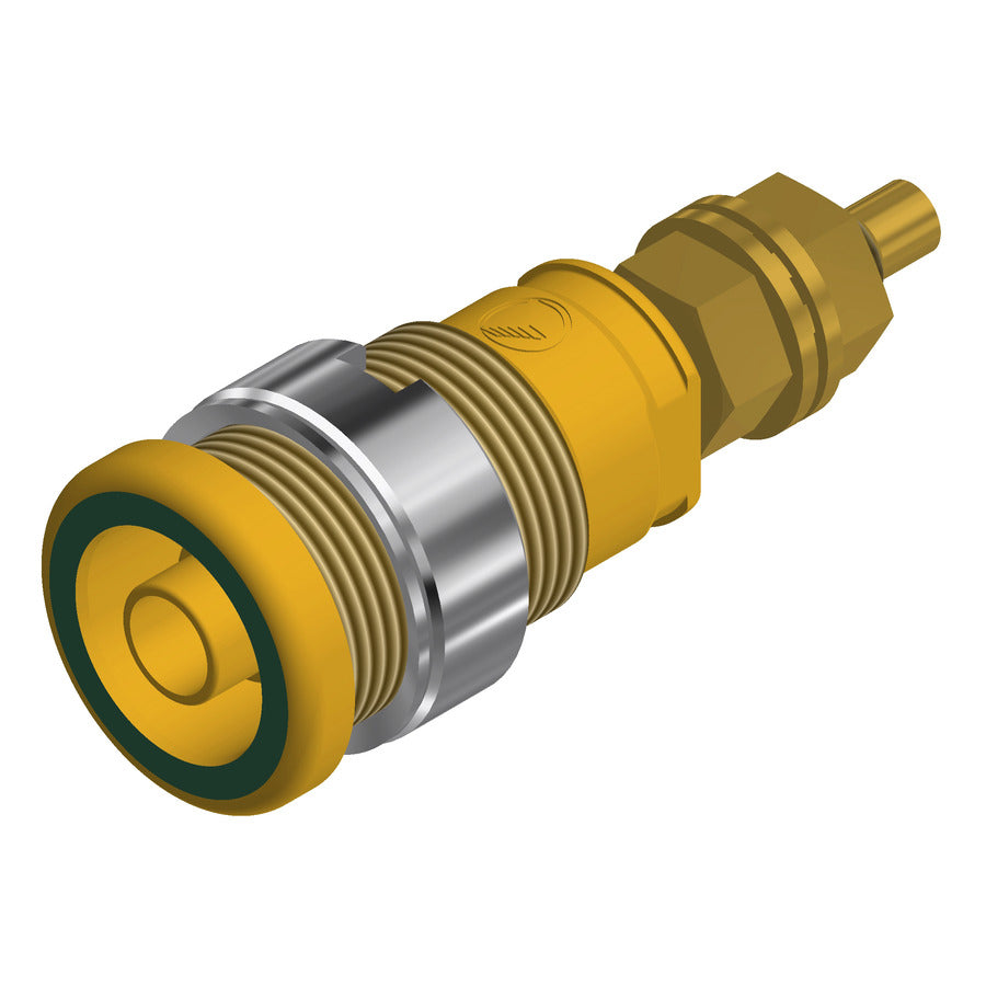 SKS Hirschmann Test & Measurement SEB 2600 G M4 gelb/gruen, yellow/green