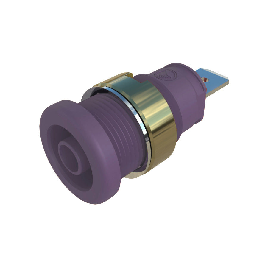 SKS Hirschmann Test & Measurement SEB 2610 F4,8 violett / violet