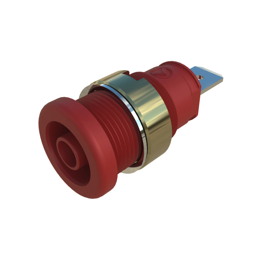 SKS Hirschmann Test & Measurement SEB 2620 F6,3 Ni rot / red