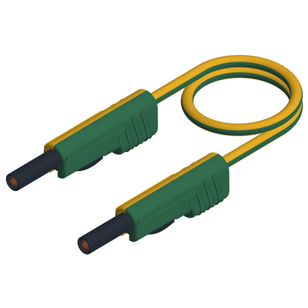 SKS Hirschmann Test & Measurement MLB 50/1 V gelb/gruen, yellow/green